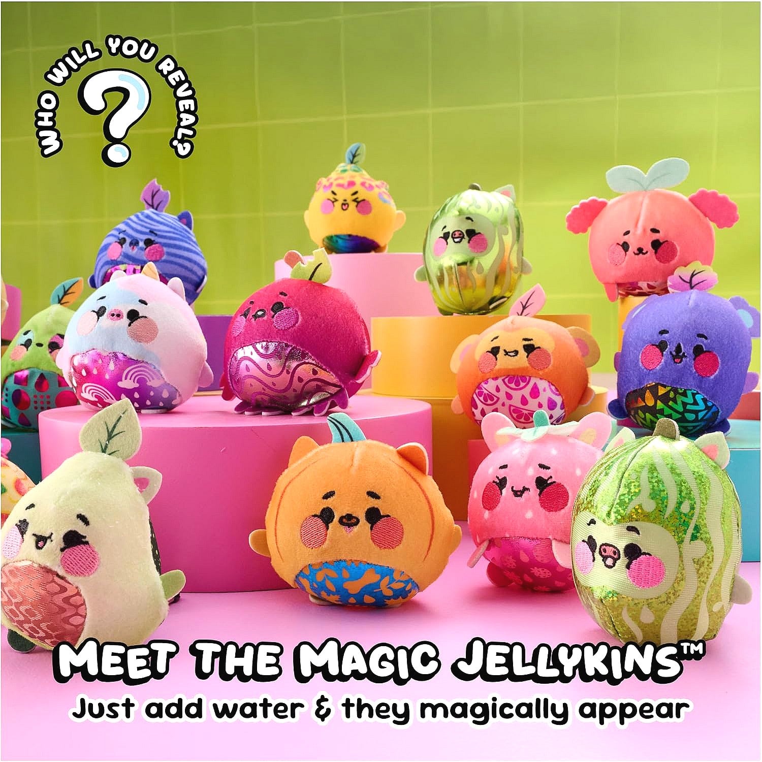 Magic Jellykins - 3-Inch Water-Activated Surprise Sensory Toy in Jar - Single Pack Blind Box