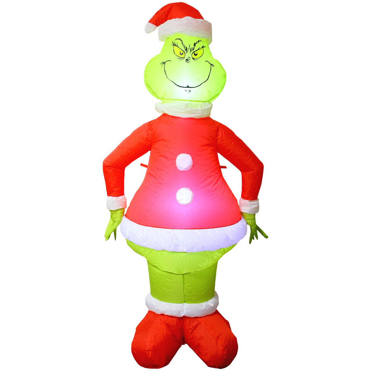 Cotton Candy - Xmas Dr. Seuss The Grinch 180cm Inflatable with LED Lights - Christmas