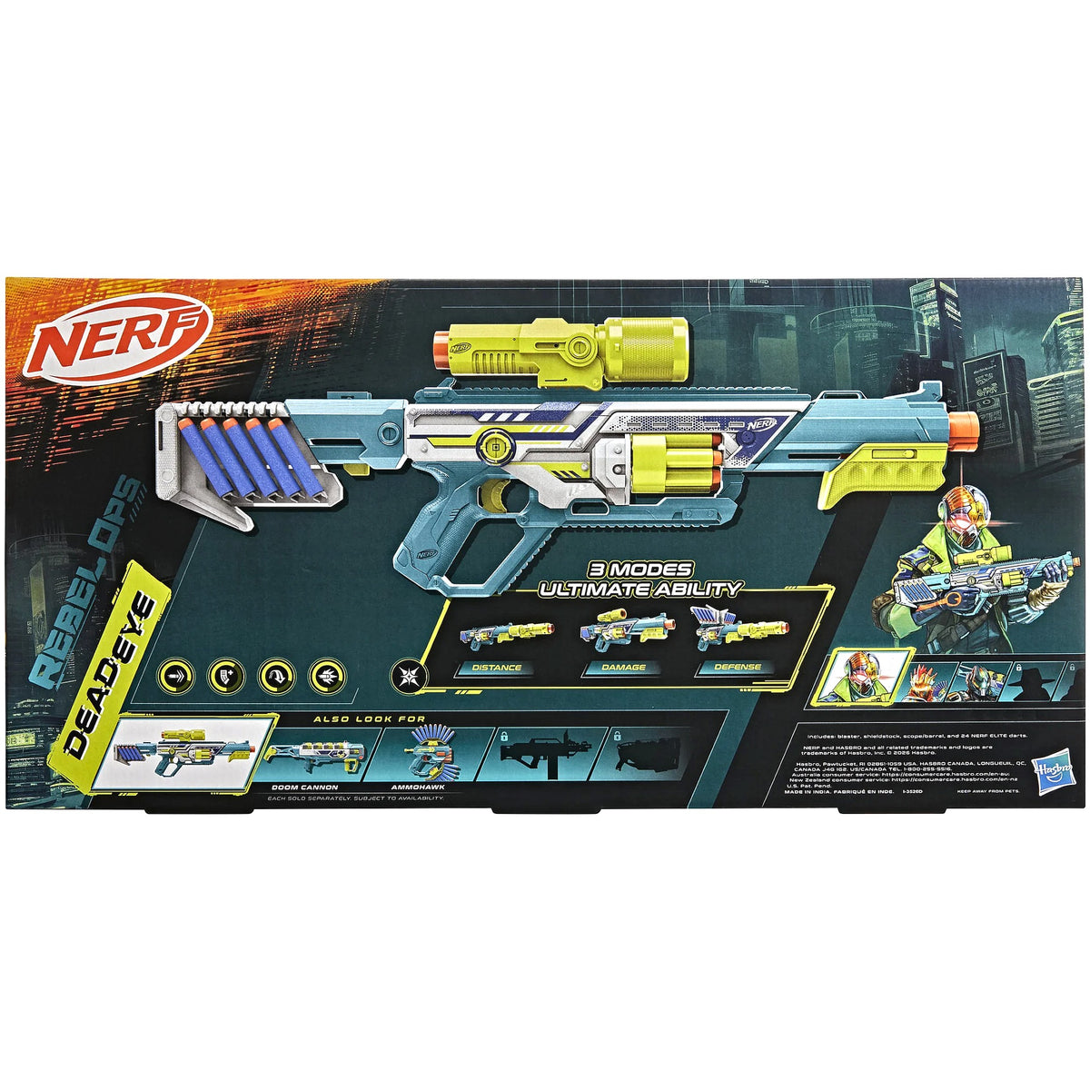 Nerf - Rebel Ops Deadeye Dart Blaster - Hasbro