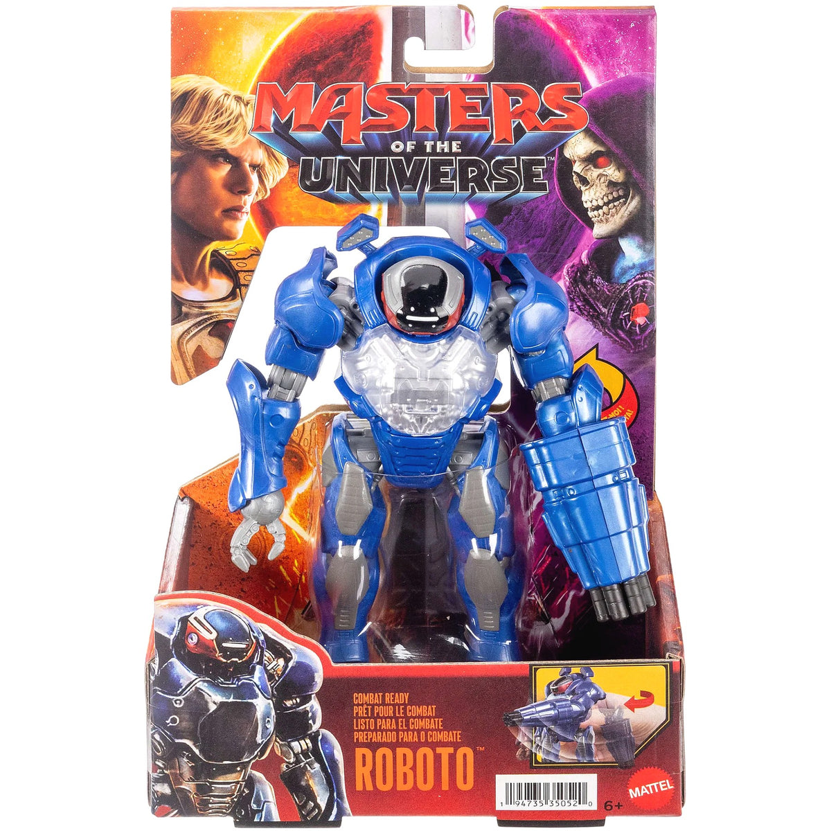 Masters of the Universe - Combat Ready Roboto 5.5 Inch Action Figure - Mattel