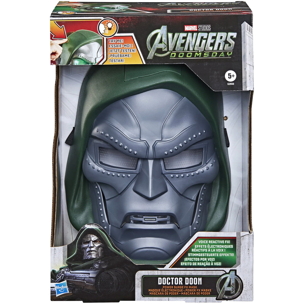 Marvel - Marvel Studios Avengers Doomsday Power Surge FX Mask Doctor Doom - Hasbro