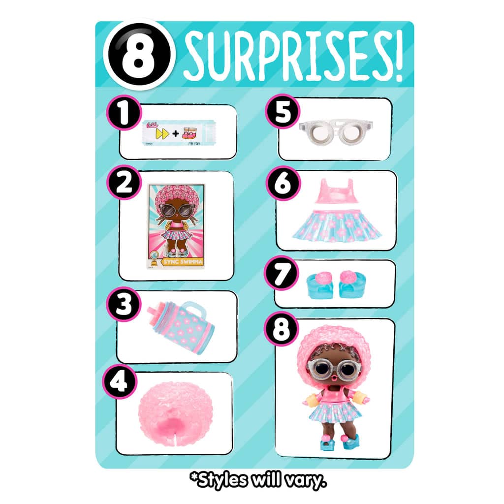 L.O.L. Surprise! - All-star Sports Moves Series 7 Unbox 8 Surprises Including A Movement Feature