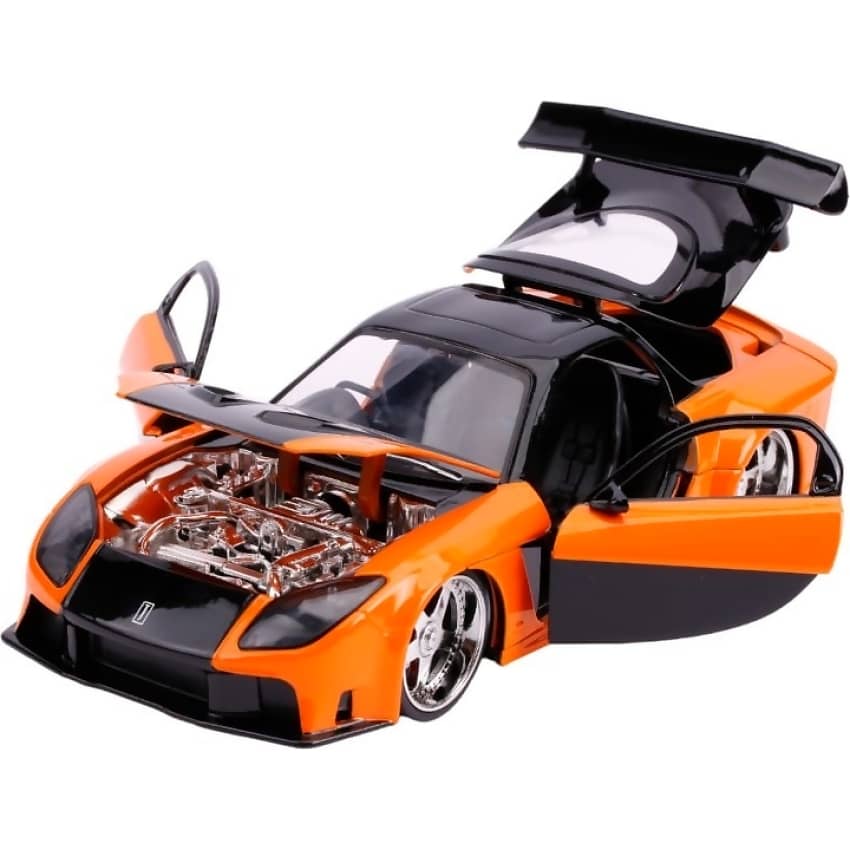 JADA TOYS - FAST & FURIOUS HAN'S MAZDA RX-7 1:24 SCALE DIECAST VEHICLE