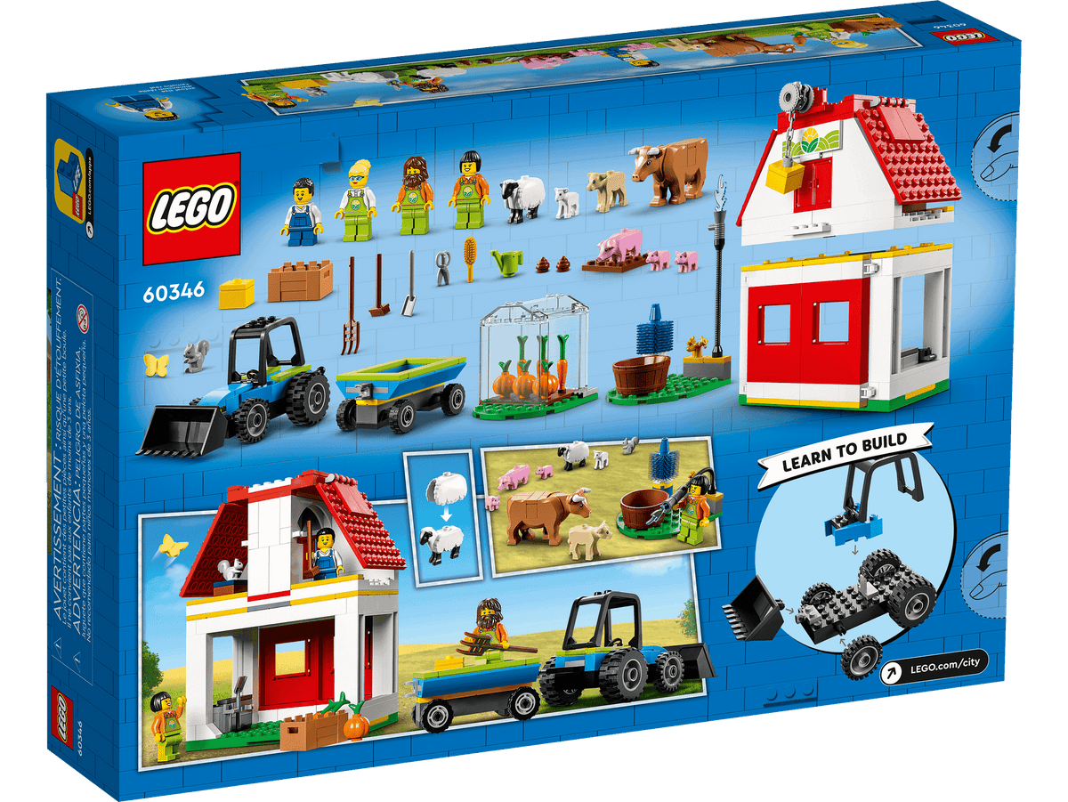 LEGO® 60346 Barn & Farm Animals - City Farm 4+