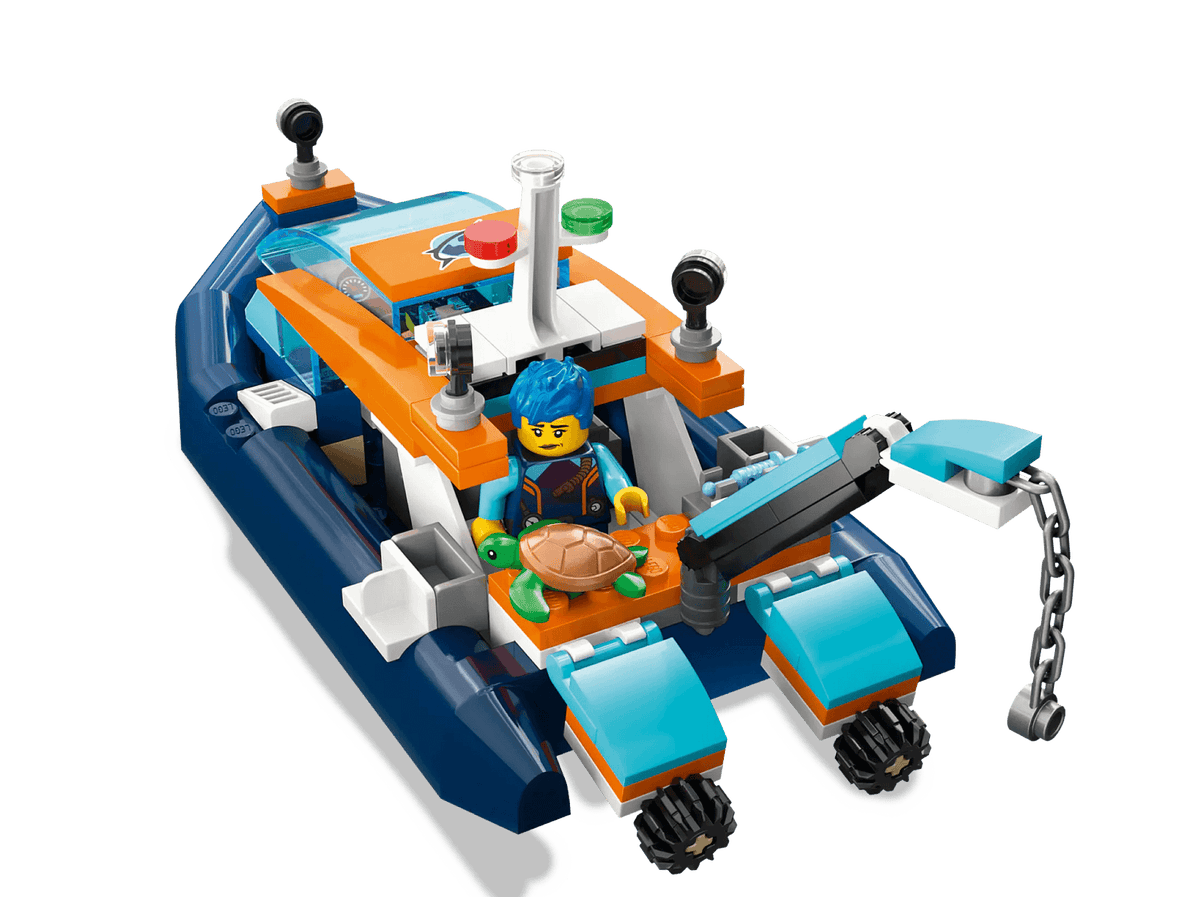 LEGO® 60377 Explorer Diving Boat - City