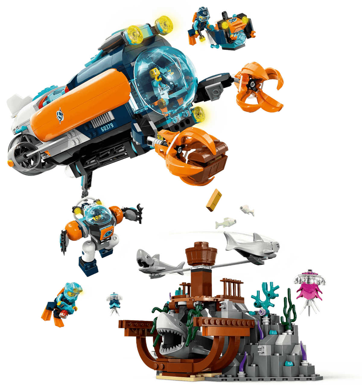 LEGO® 60379 Deep-Sea Explorer Submarine - City