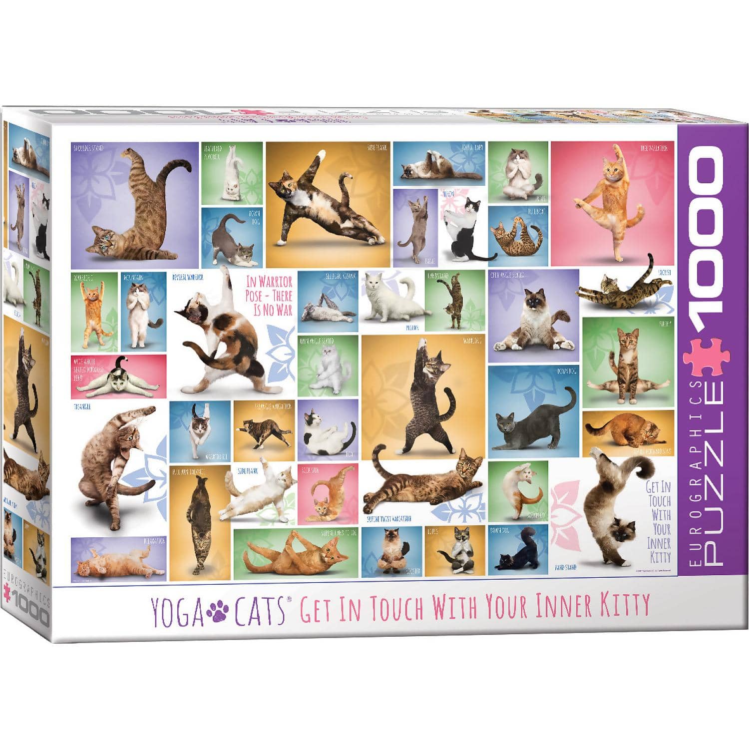EuroGraphics - Yoga Cats - Jigsaw Puzzle 1000 Pieces