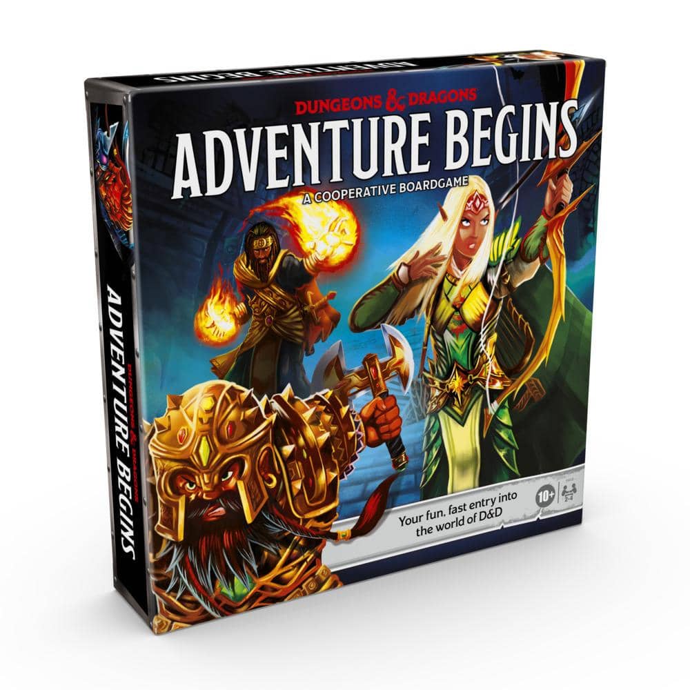 Dungeons & Dragons - Adventure Begins Cooperative Fantasy Board Game Hasbro