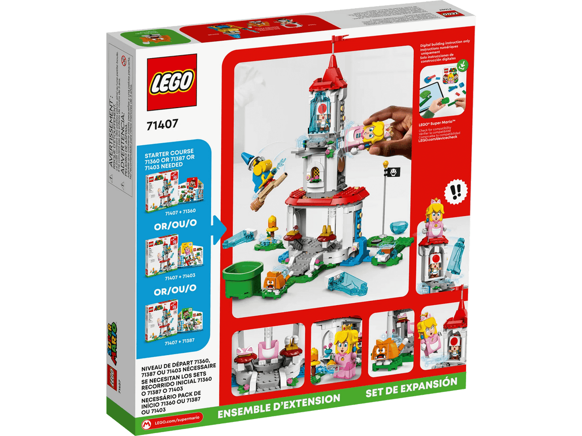 LEGO® 71407 Cat Peach Suit and Frozen Tower Expansion Set - Super Mario™
