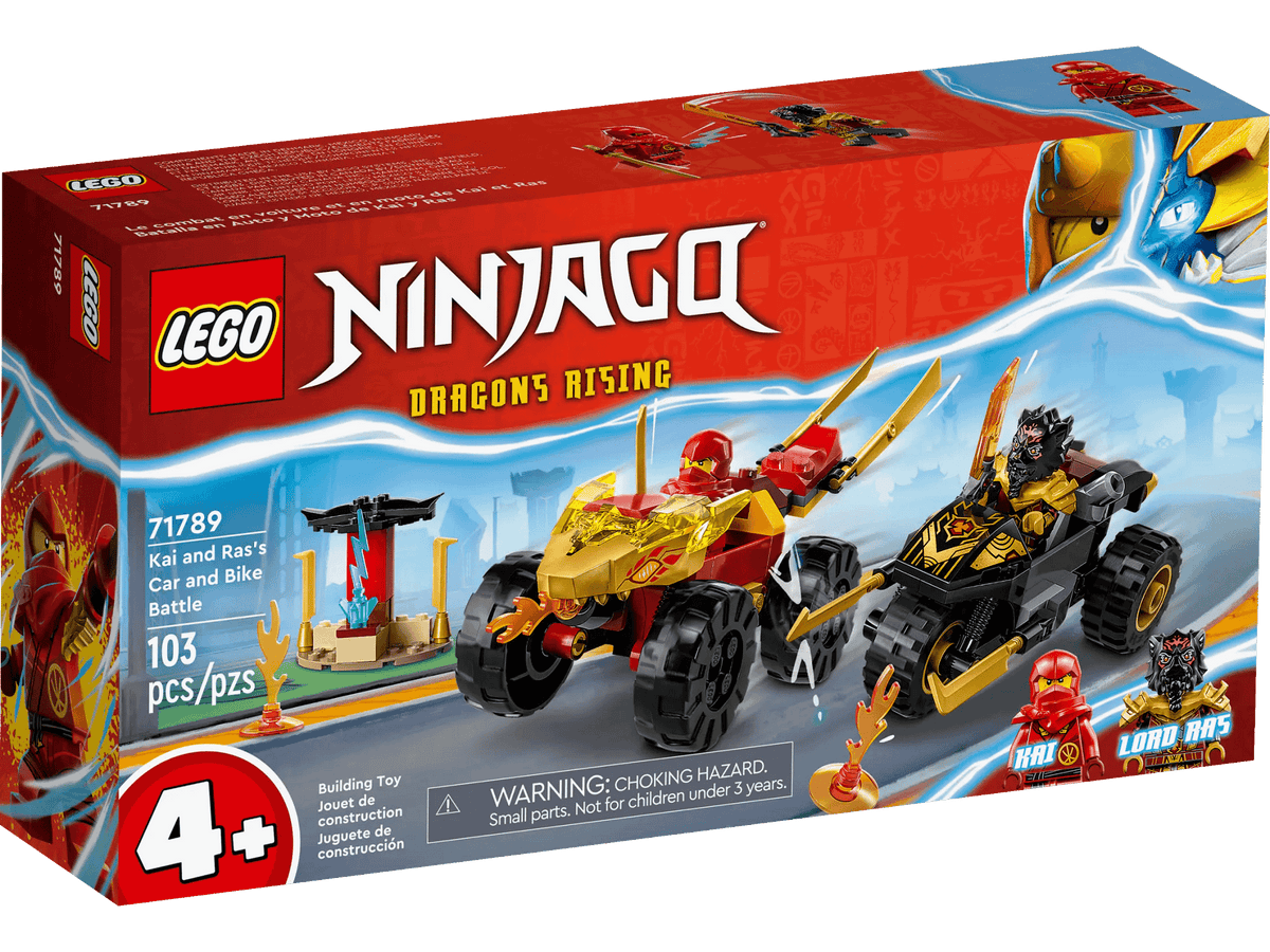 LEGO® 71789 Kai and Ras's Car and Bike Battle - NINJAGO® 4+