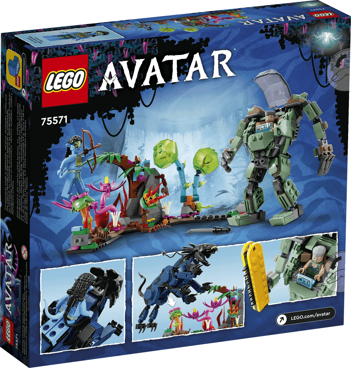 LEGO® 75571 Neytiri & Thanator vs. AMP Suit Quaritch - Avatar