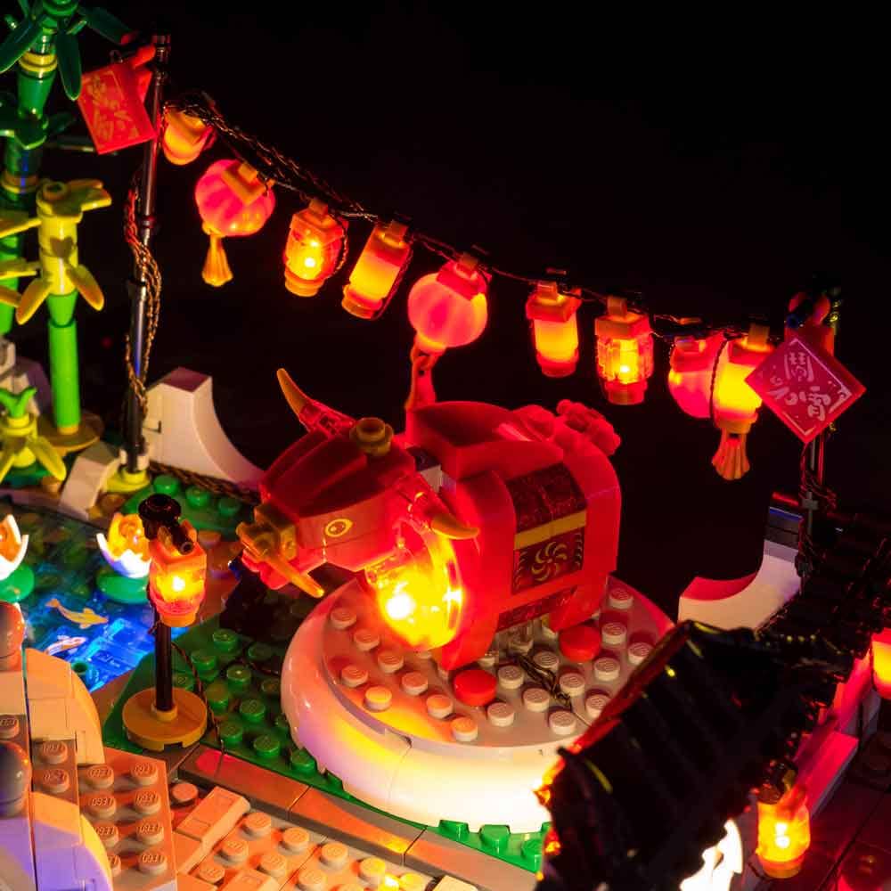 Light My Bricks - LIGHT KIT for LEGO® Spring Lantern Festival 80107