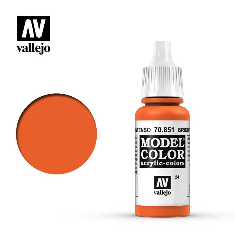 VALLEJO MODEL COLOR BRIGHT ORANGE AV70851