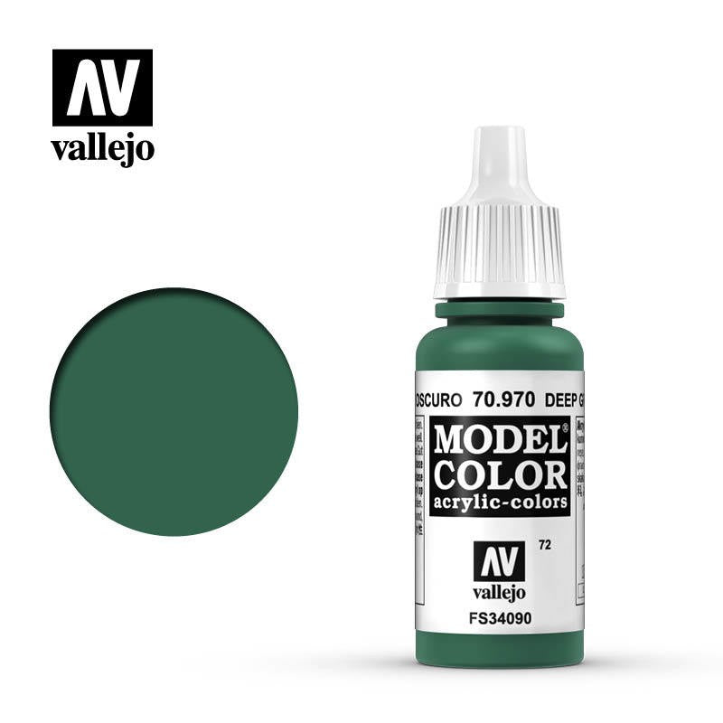 VALLEJO MODEL COLOR DEEP GREEN 17ML AV70970