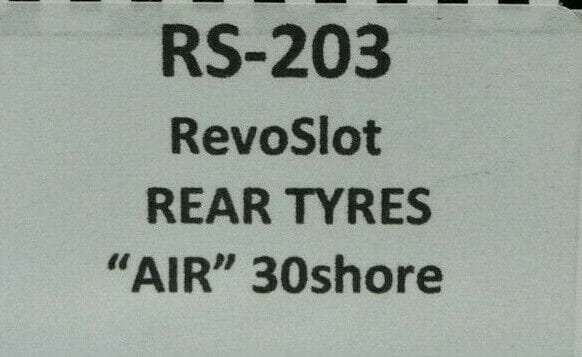BRM - SLOT RS-203 REVOSLOT REAR TYRES AIR 30SHORE