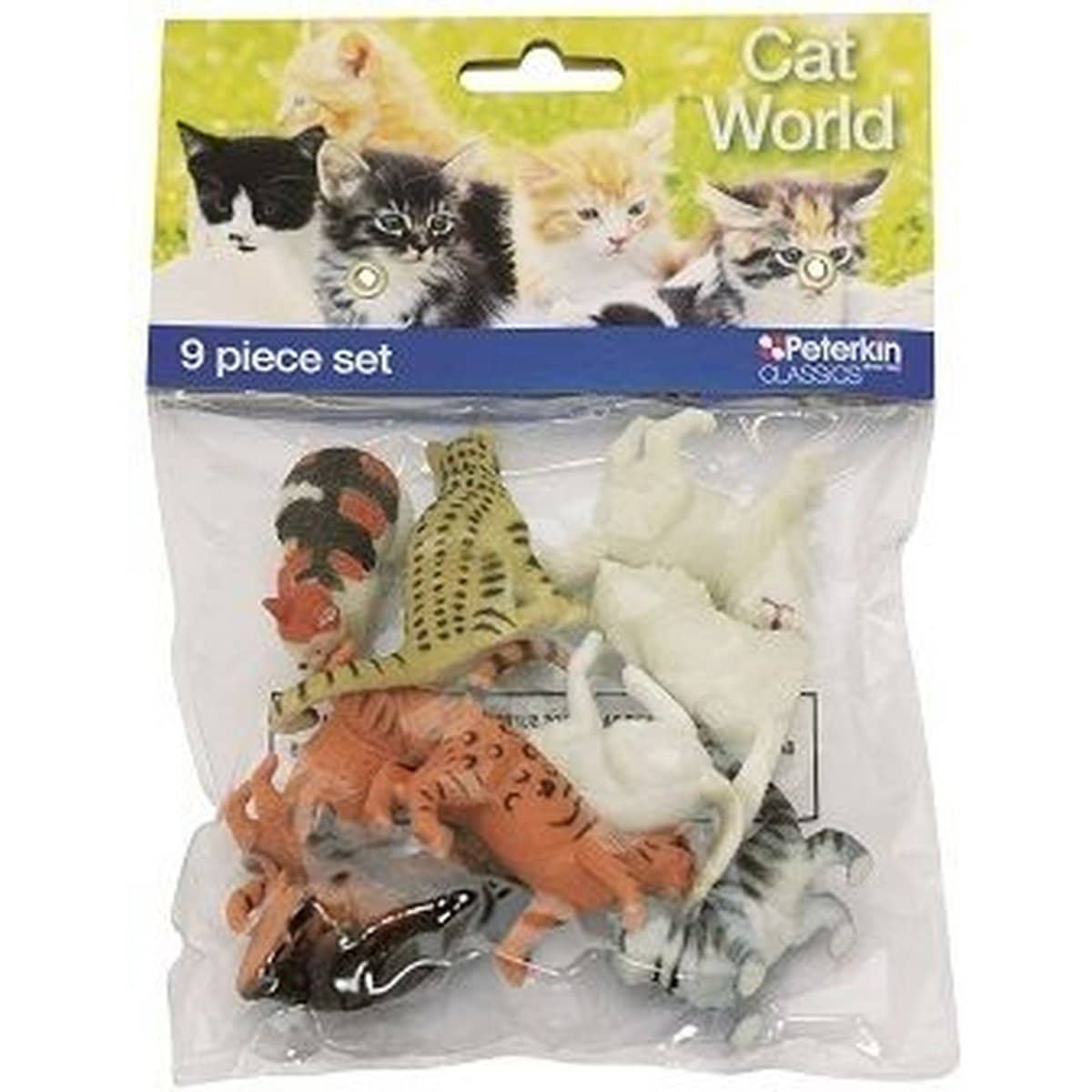 Cat World - 9 Piece Animal Set - unbranded