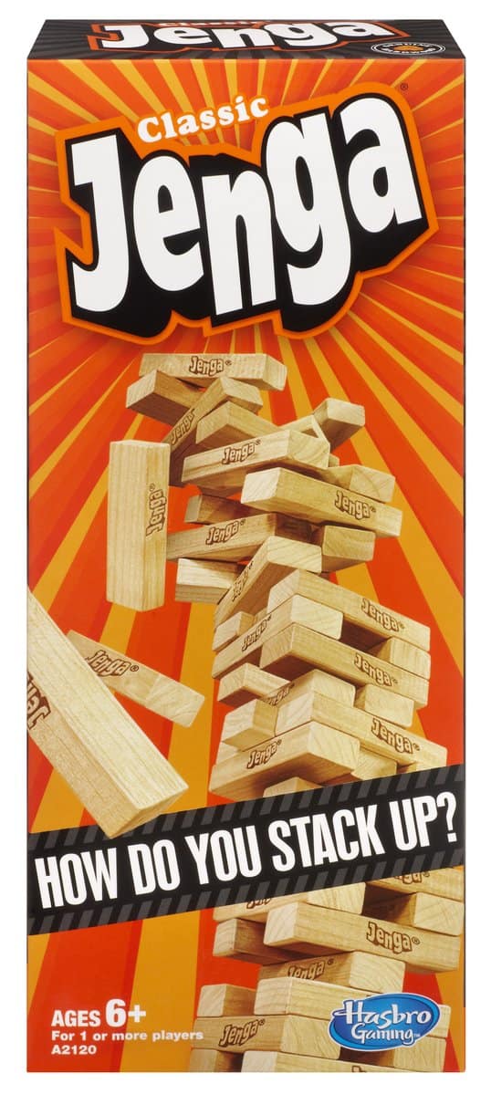 Hasbro Gaming - Jenga Classic Block-stacking Game