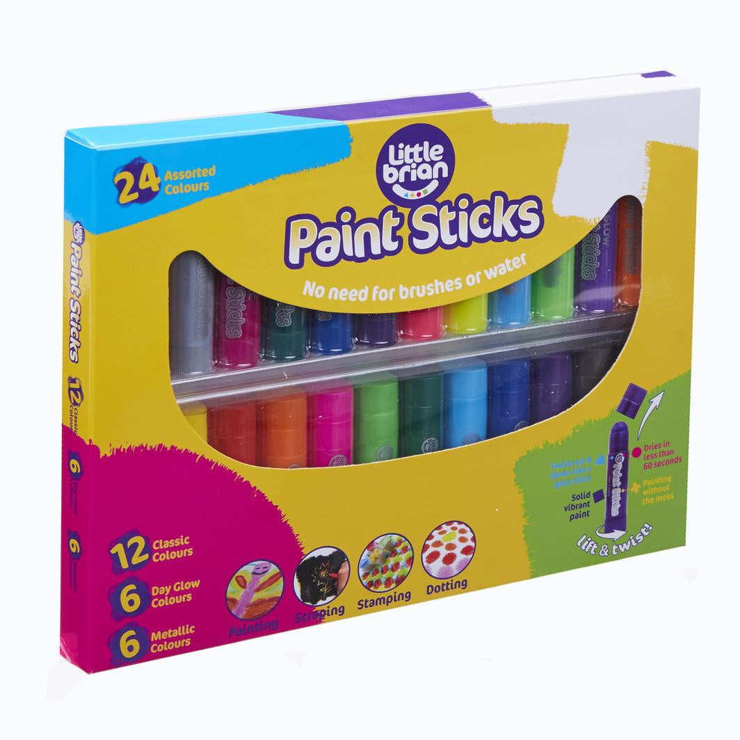 Little Brian - Paint Sticks 24 Piece Pack