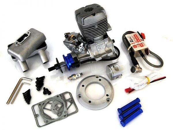 NGH - GT35 R - 35CC REAR EXHAUST GAS 2-STROKE WITH MUFFLER