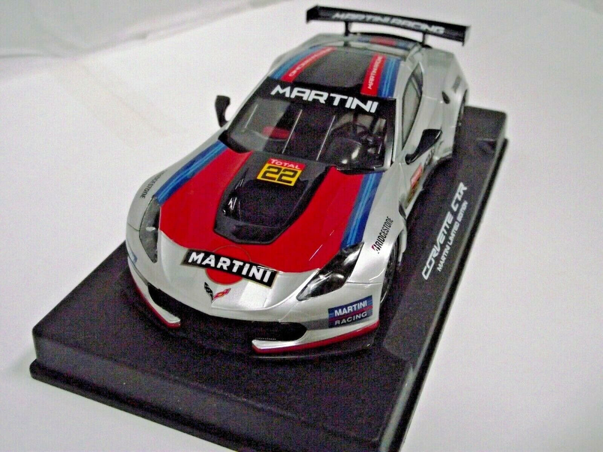 NSR - 1:32 0160AW CORVETTE C7R MARTINI RACING GREY NO.22 SLOT CAR ALSO SUITS SCALEXTRIC/CARRERA