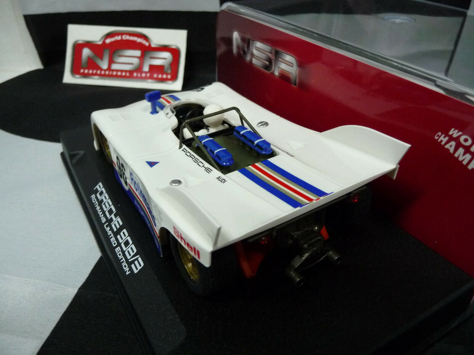 NSR - 1:32 0196SW PORSCHE 908/3 ROTHMANS LIMITED ED NO.96 SLOT CAR ALSO SUITS SCALEXTRIC/CARRERA