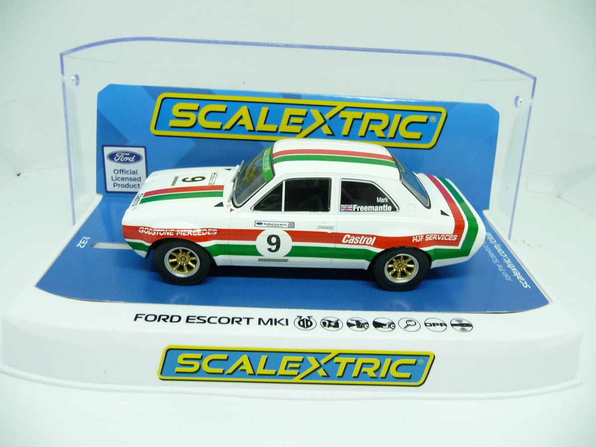 SCALEXTRIC - C4314 FORD ESCORT MKI MARK FREEMANTLE CASTROL RACING SLOT CAR ALSO SUITS CARRERA