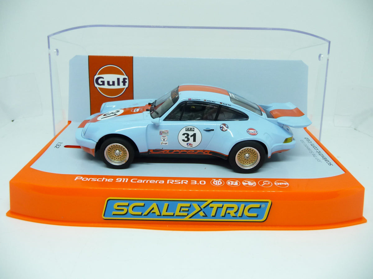 SCALEXTRIC - C4304 PORSCHE 911 CARRERA RSR 3 0 GULF EDITION SLOT CAR ALSO SUITS CARRERA