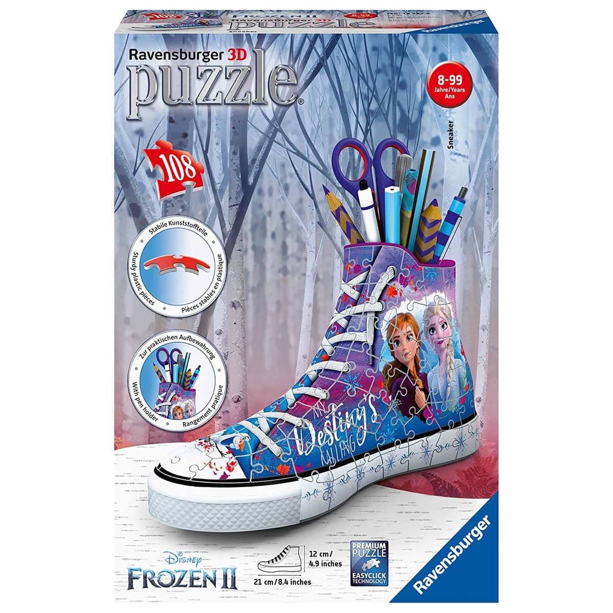 Ravensburger - Frozen 2 3D Sneaker 108 Pieces Pieces Jigsaw Puzzle