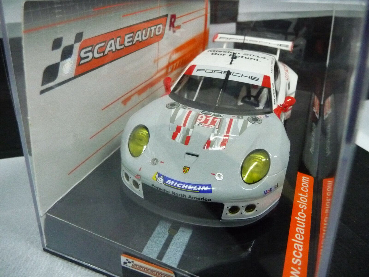 SCALEAUTO - 1:32 SC6139R PORSCHE 991 RSR 24H DAYTONA 14 NO991 - SUITS SCALEXTRIC & CARRERA