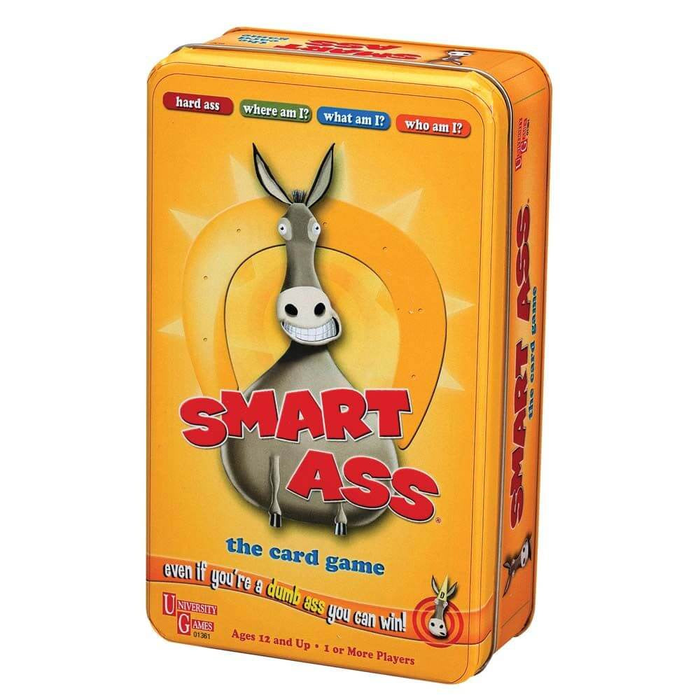 University Games - Smart Ass Card Game In A Tin