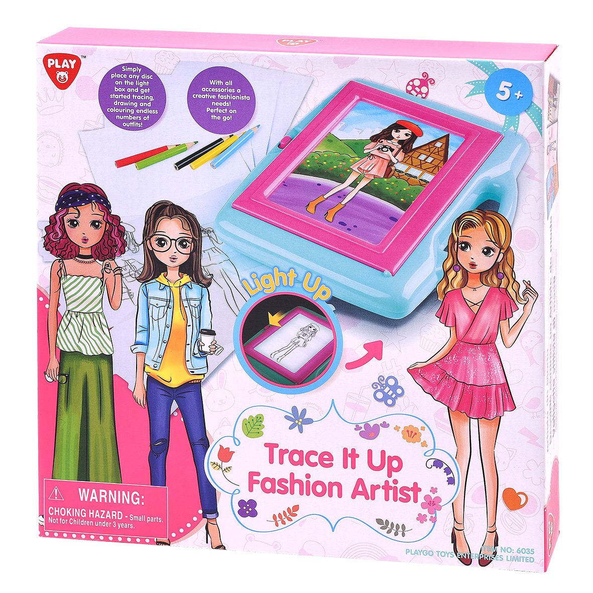 Playgo Toys Ent. Ltd - Trace It Up Fashion Art