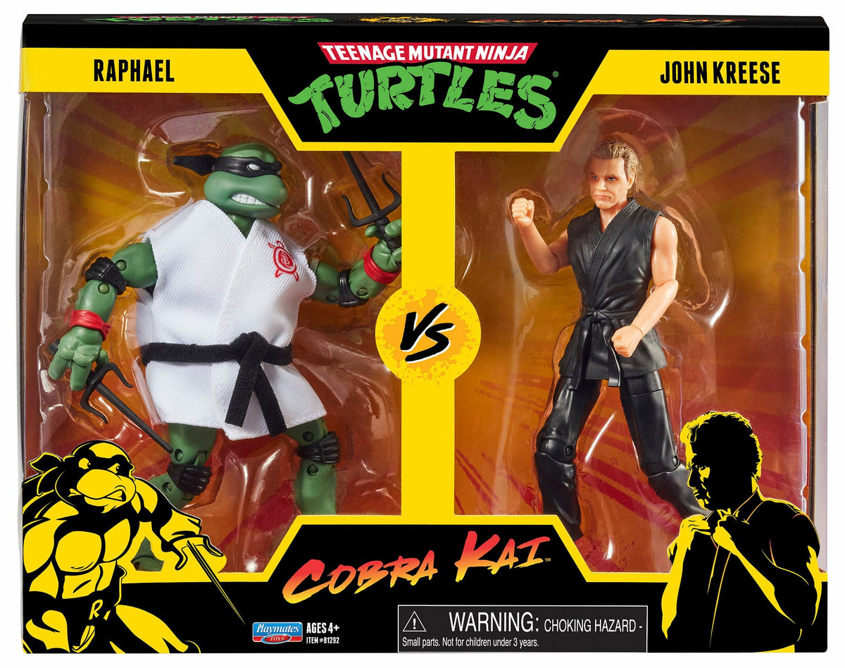 Teenage Mutant Ninja Turtles - Vs Cobra Kai 2 Pack  - Raphael Vs John Kreese