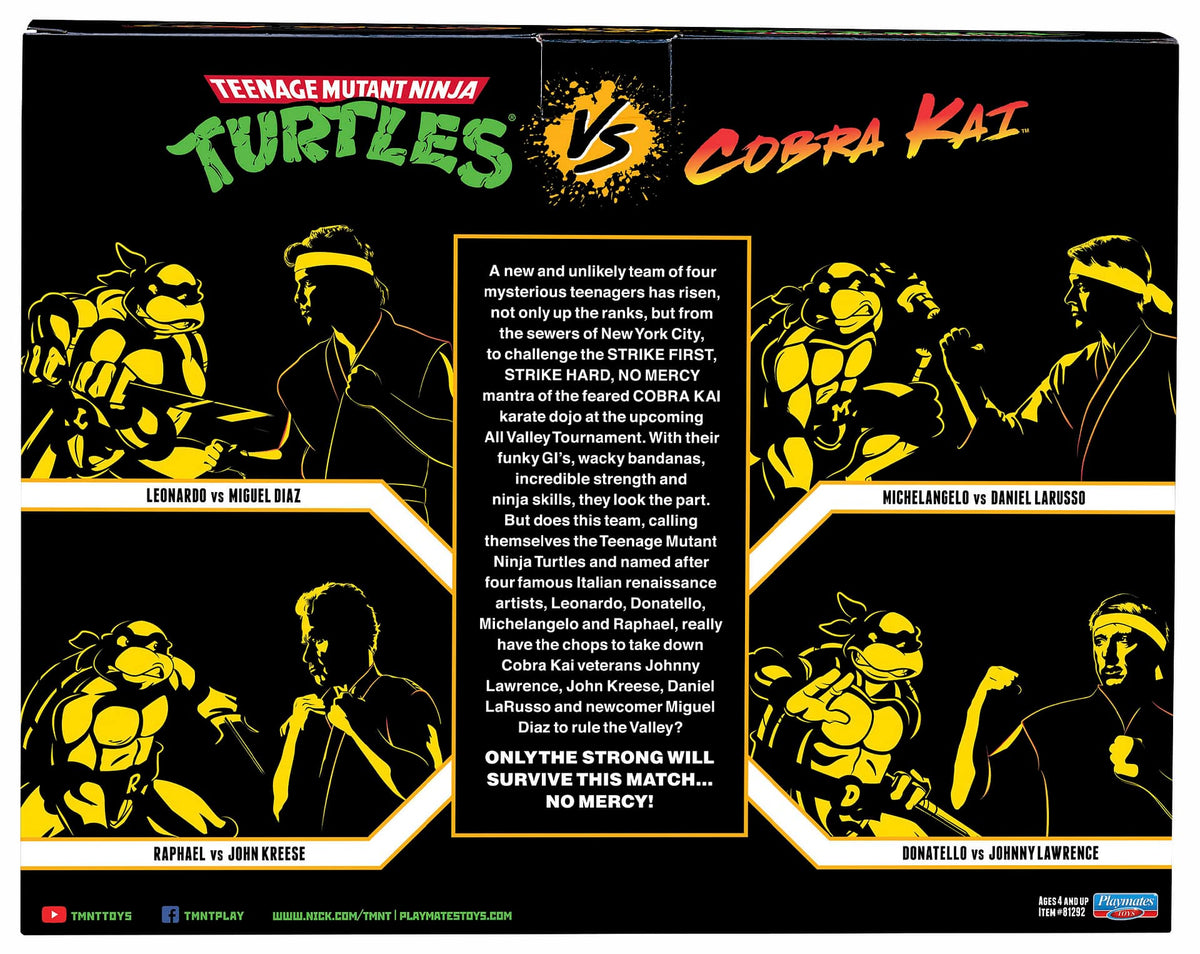 Teenage Mutant Ninja Turtles - Vs Cobra Kai 2 Pack  - Raphael Vs John Kreese