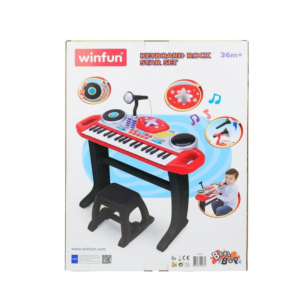 Winfun - Beat Bop Keyboard Rock Star Set