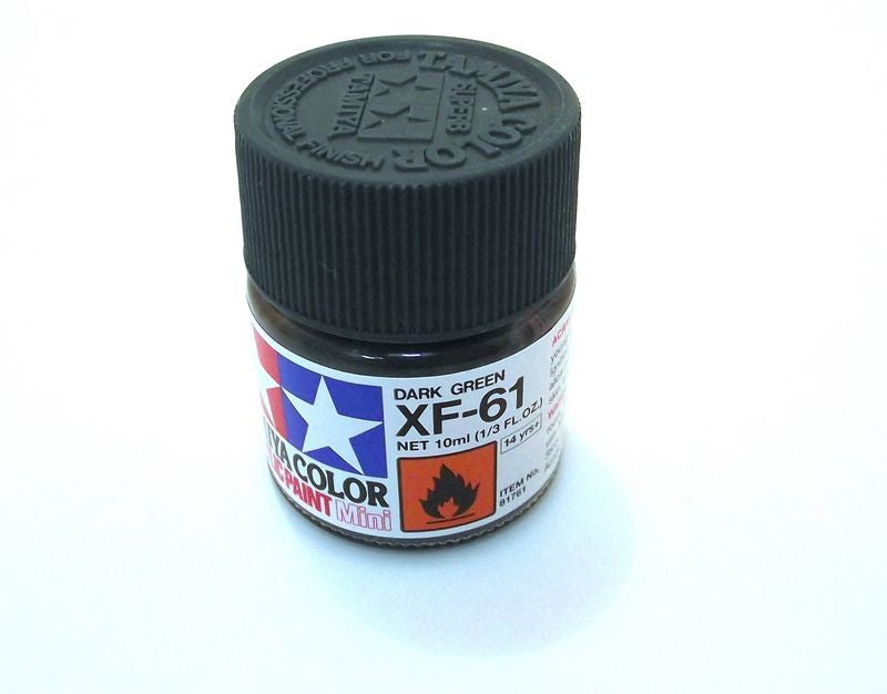 XF-61   TAMIYA ACRYLIC PAINT FLAT DARK GREEN