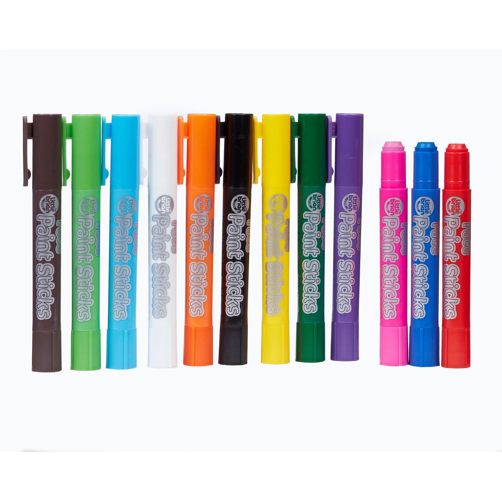 Little Brian - Face Paint Sticks Classic 12 Piece Pack