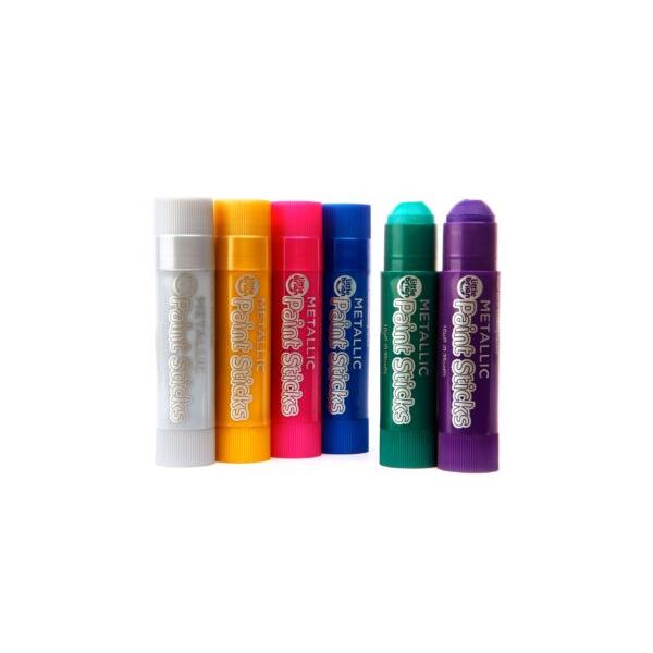 Little Brian - Paint Sticks - Metallic 6 Piece Pack