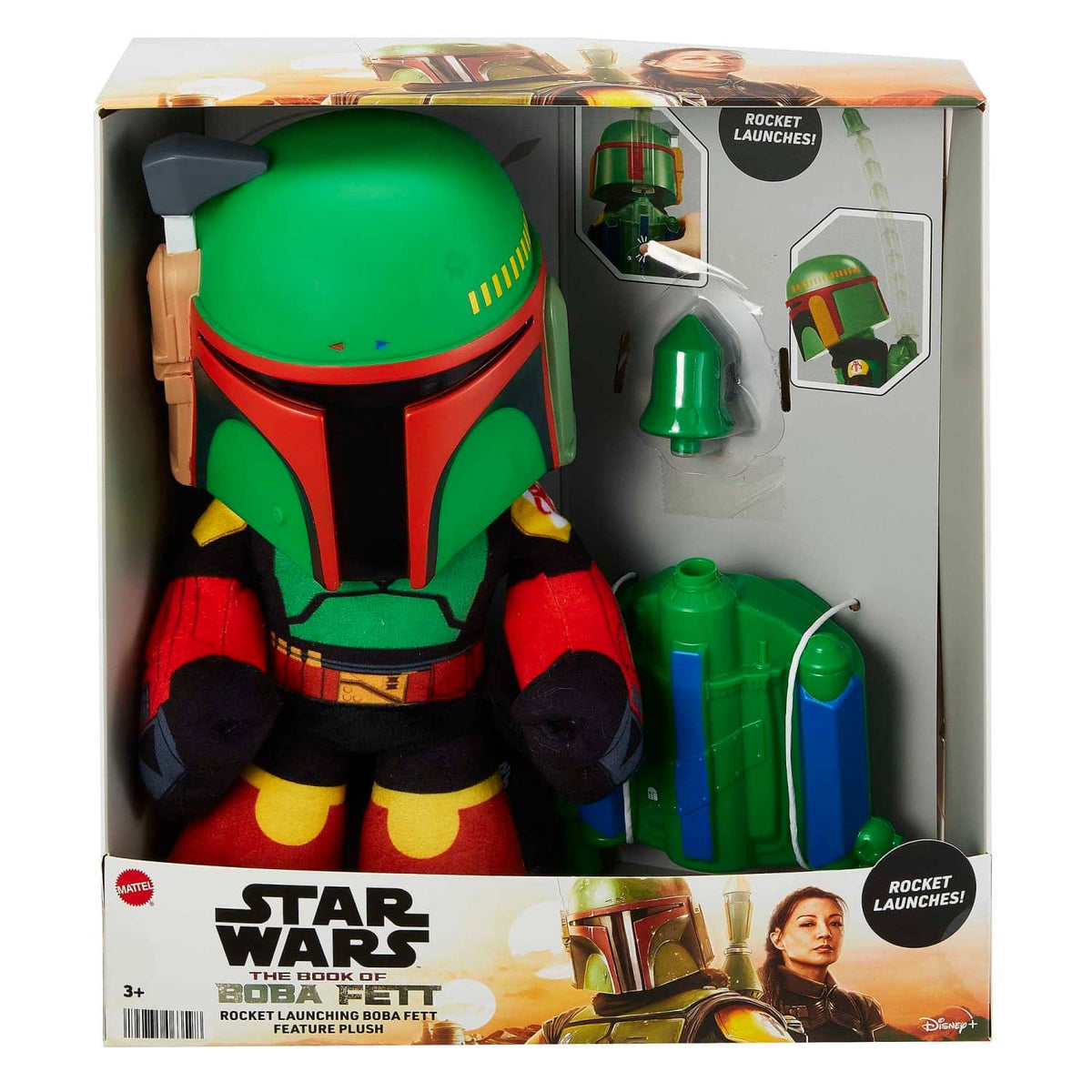 Star Wars - Rocket Launching Boba Fett Feature Plush