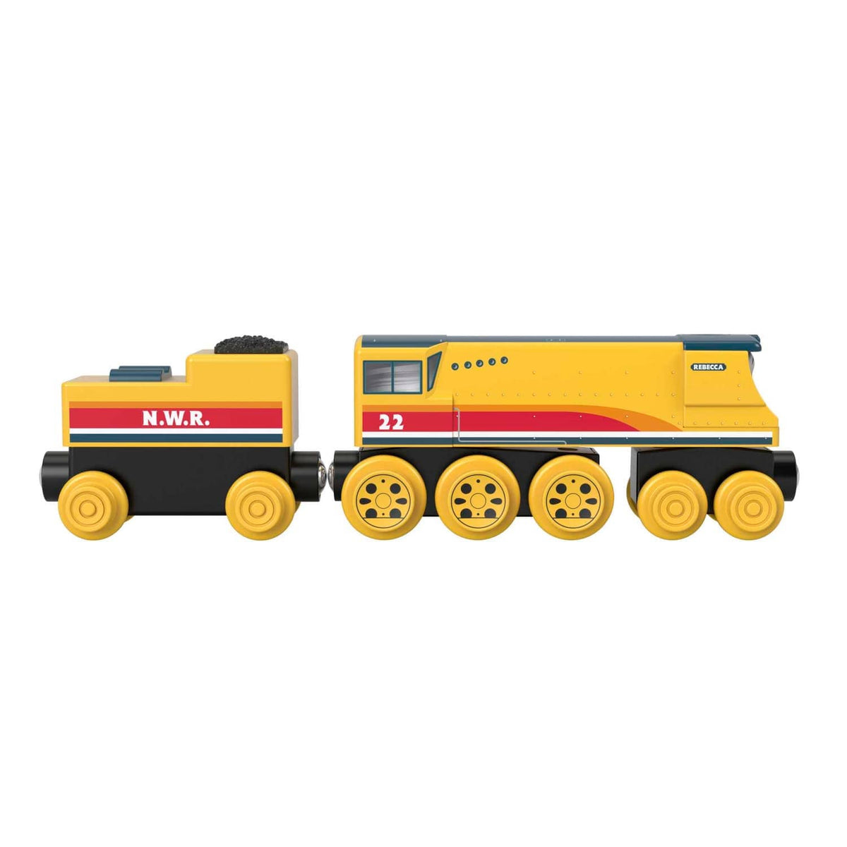 Thomas & Friends - Wooden Railway Rebecca Train Engine And Coal Car