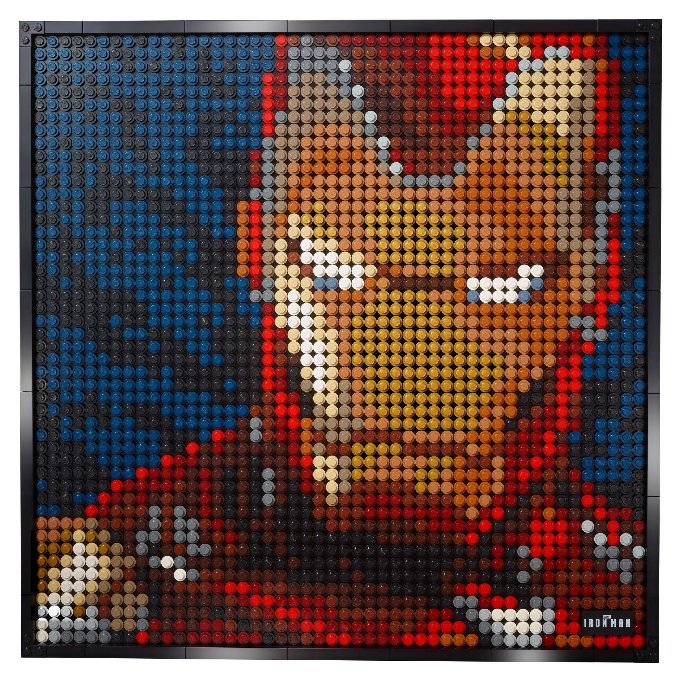 marvel iron man lego head