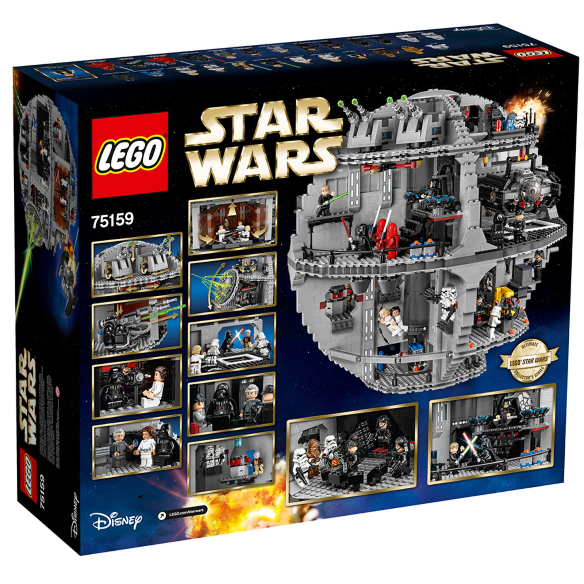 lego death star 75159 dimensions