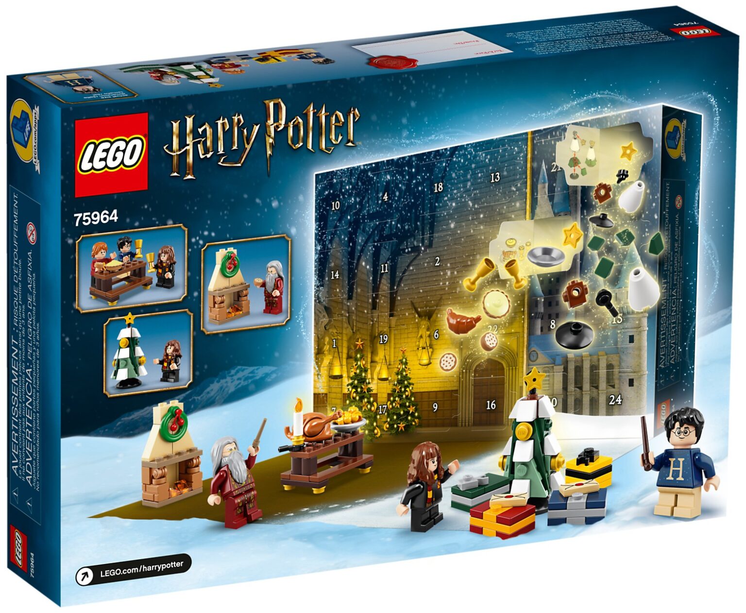 LEGO® 75964 Harry Potter™ Advent Calendar 2019 Tates Toys Australia