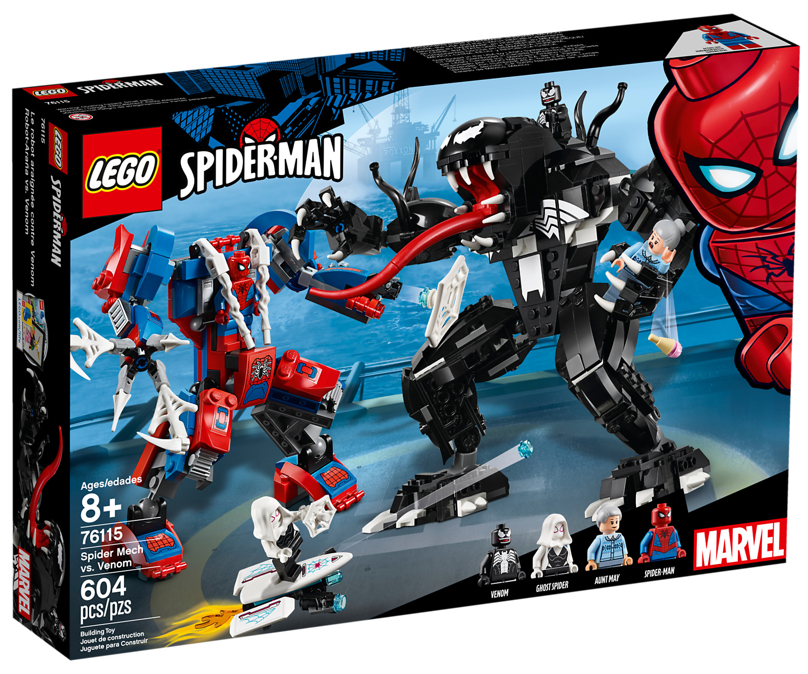 spider man venom lego set instructions