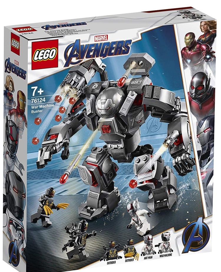 lego super heroes war machine buster 76124