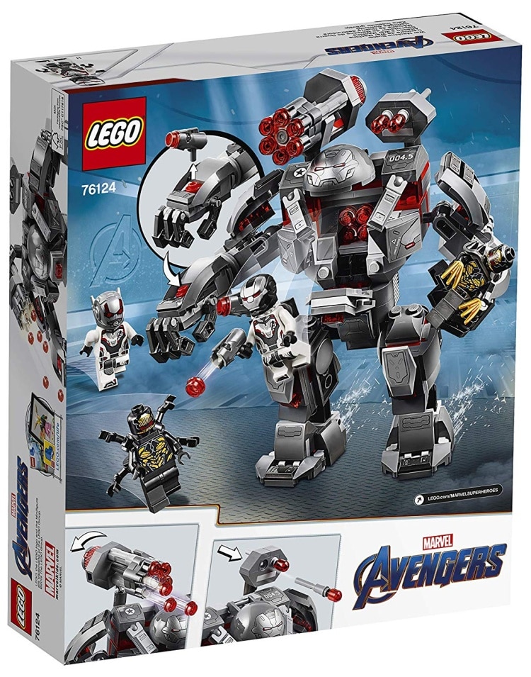 lego super heroes war machine buster 76124