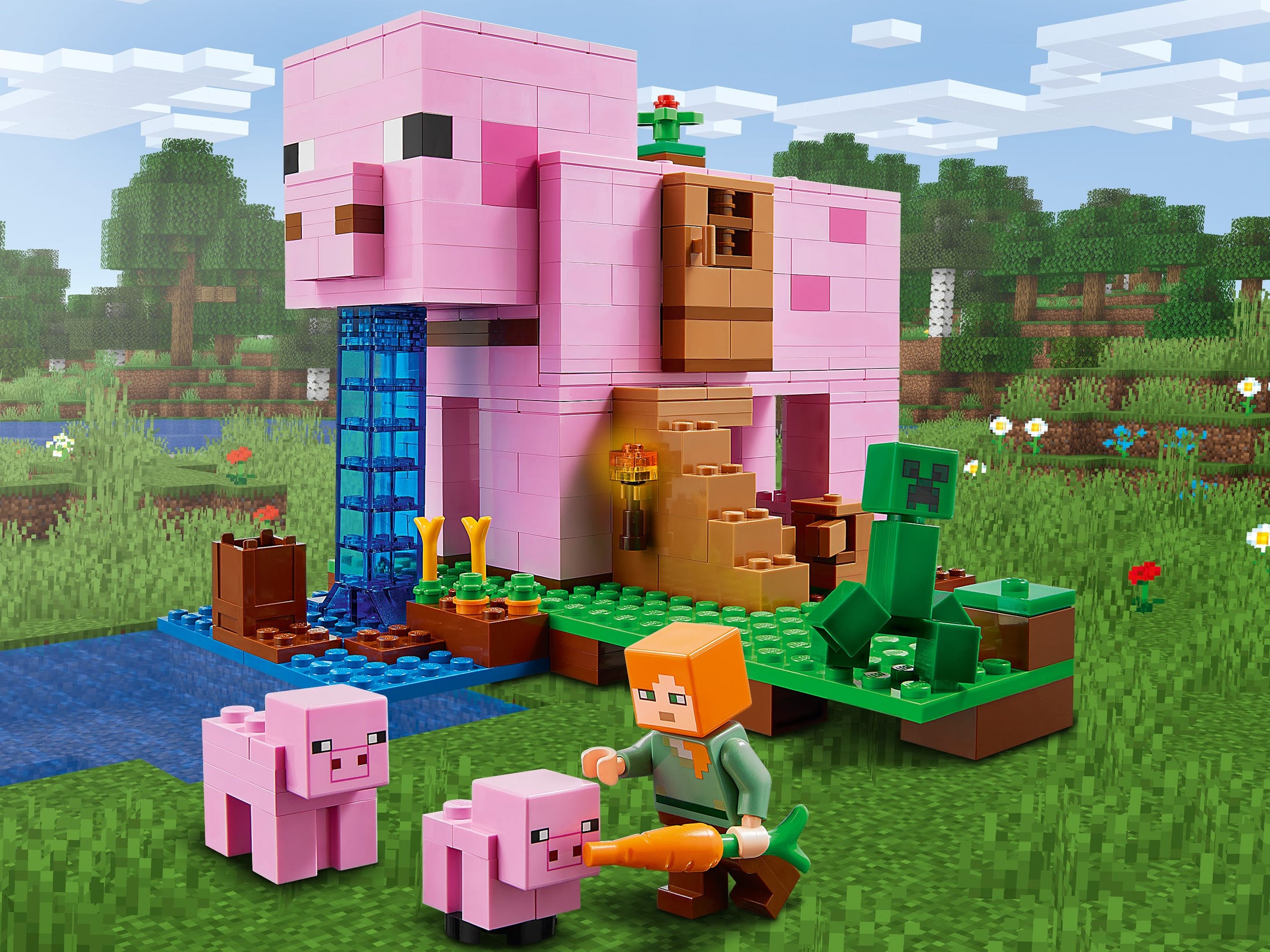 lego minecraft rabbit