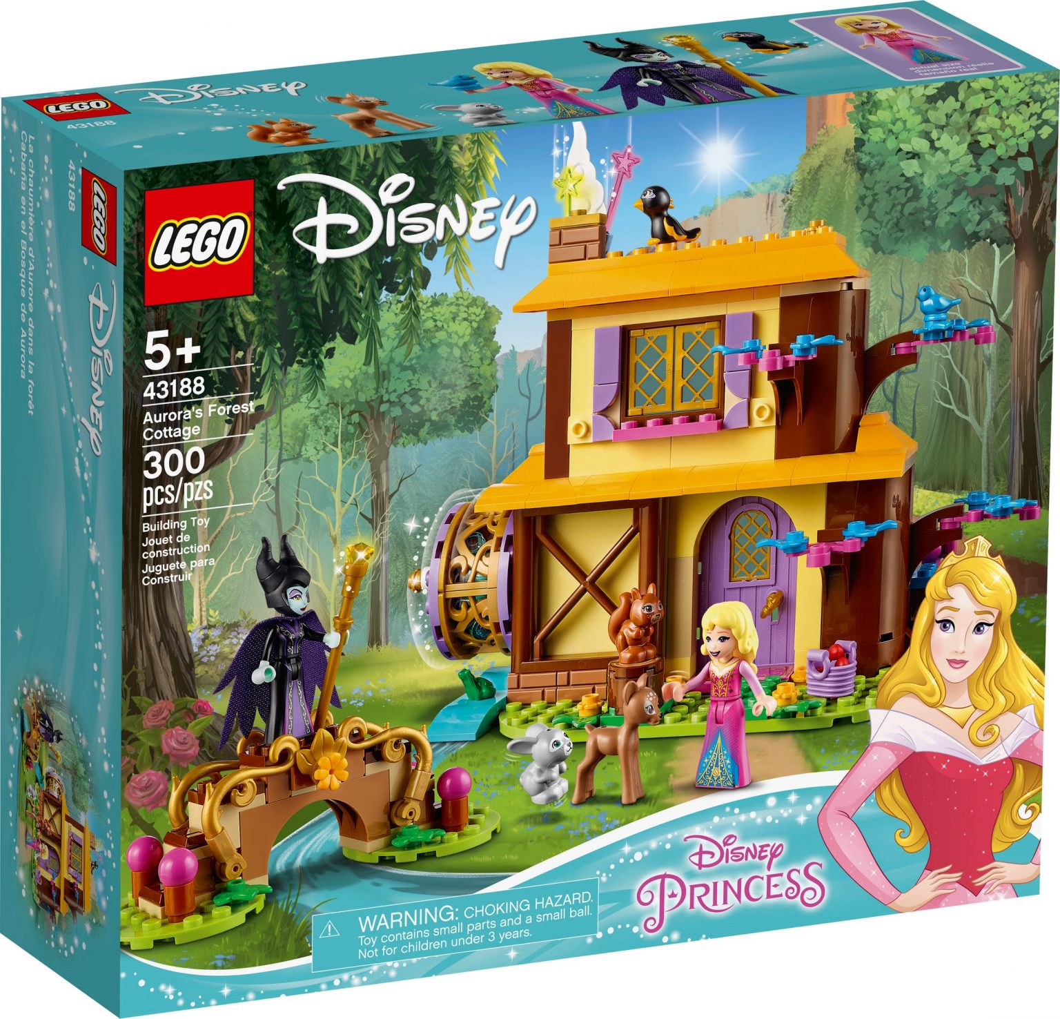 LEGO 43188 Aurora's Forest Cottage Disney™ Princess Tates Toys