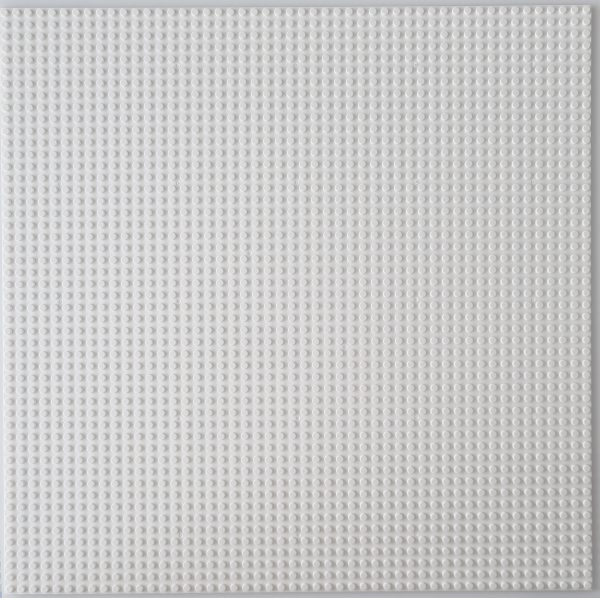 BASEPLATE 50x50 Studs White Generic