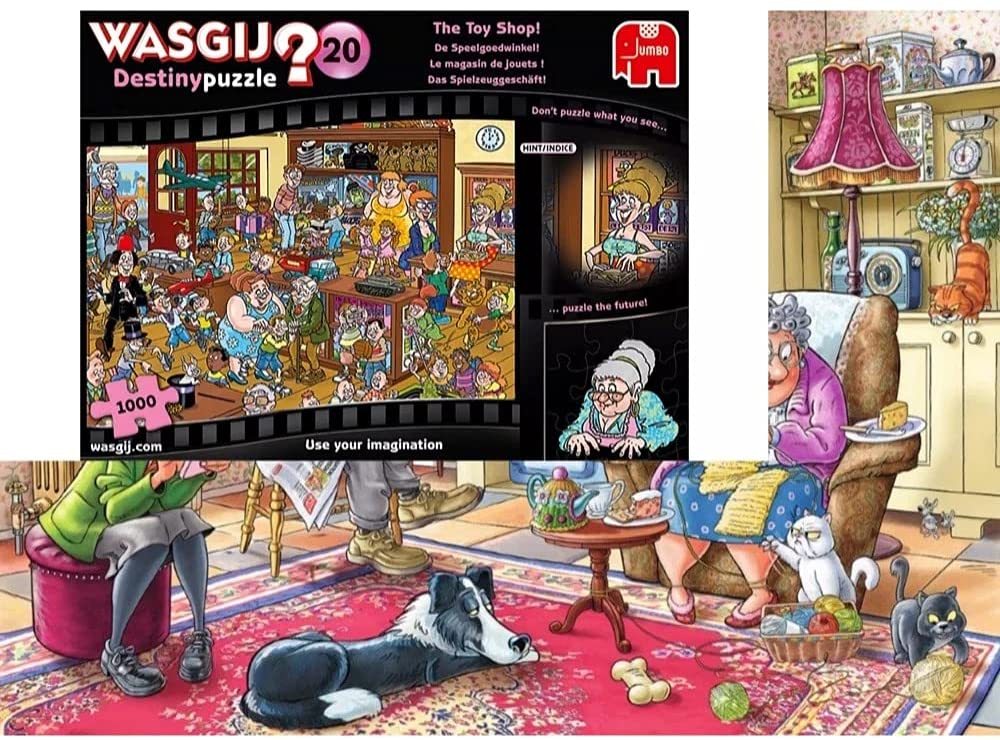 Wasgij - Destiny Puzzle 20 The Toy Shop! 1000 Piece Jigsaw - Image 3