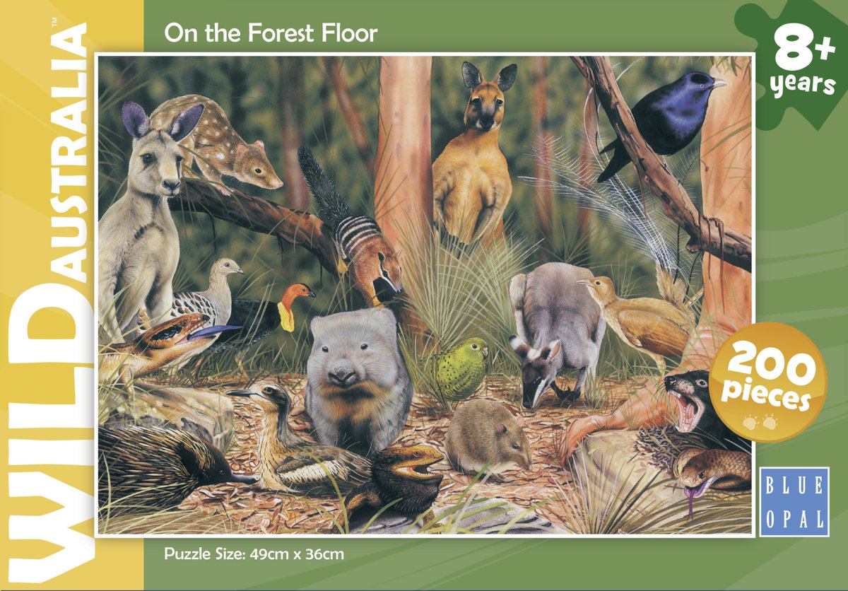 Blue Opal - Wild Australia On The Forest Floor 200 Piece
